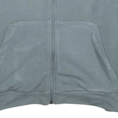 Nike Men's Grey Dri-Fit Full Zip Hoodie Size L Athletic Fit