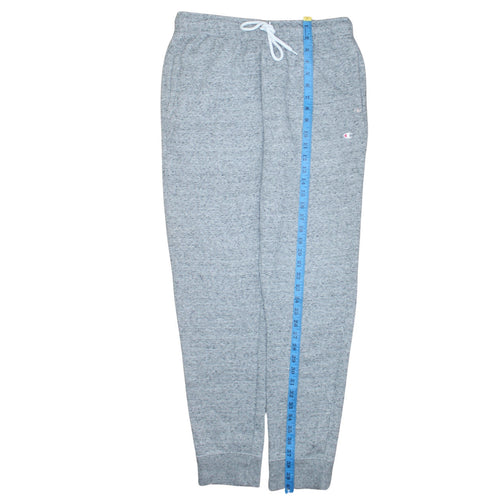 Champion Men's Grey Medium Jogger Sweatpants with Drawstring Waist