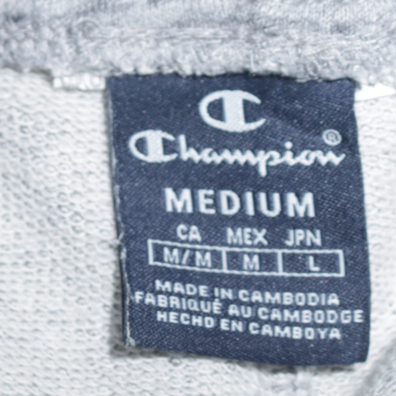 Champion Men's Grey Medium Jogger Sweatpants with Drawstring Waist