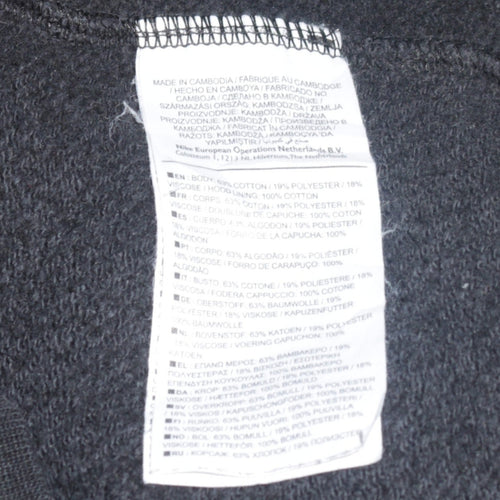 Nike Men's Black Full Zip Hoodie Size S Fleece Sportswear