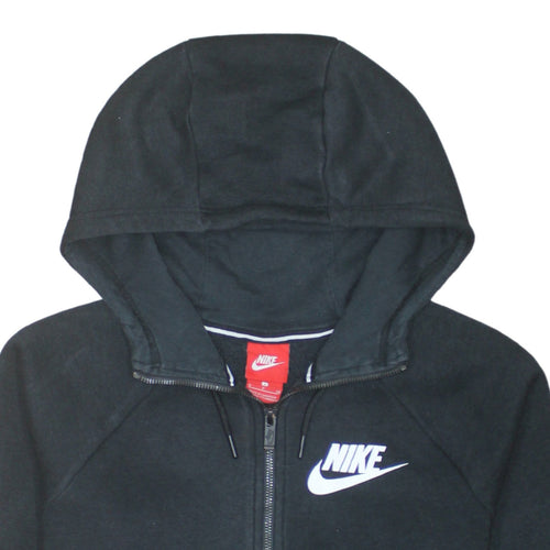 Nike Men's Black Full Zip Hoodie Size S Fleece Sportswear