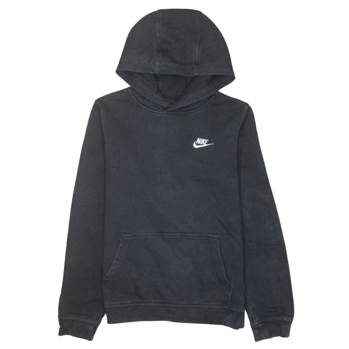 Nike Boys Black XL Pullover Hoodie Fleece Sweatshirt with Logo