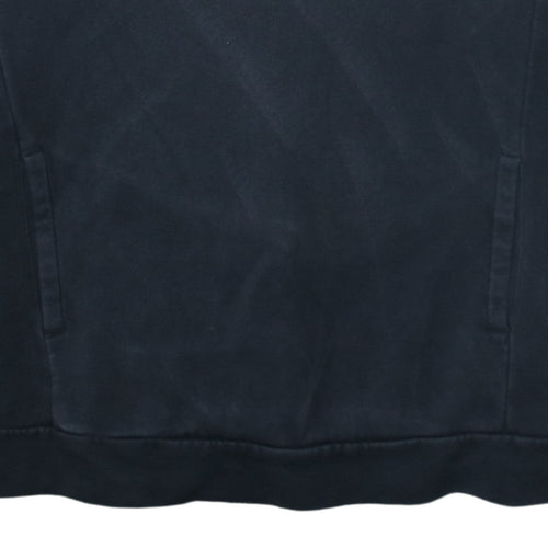 Adidas Womens Black XS Pullover Hoodie with Logo Print