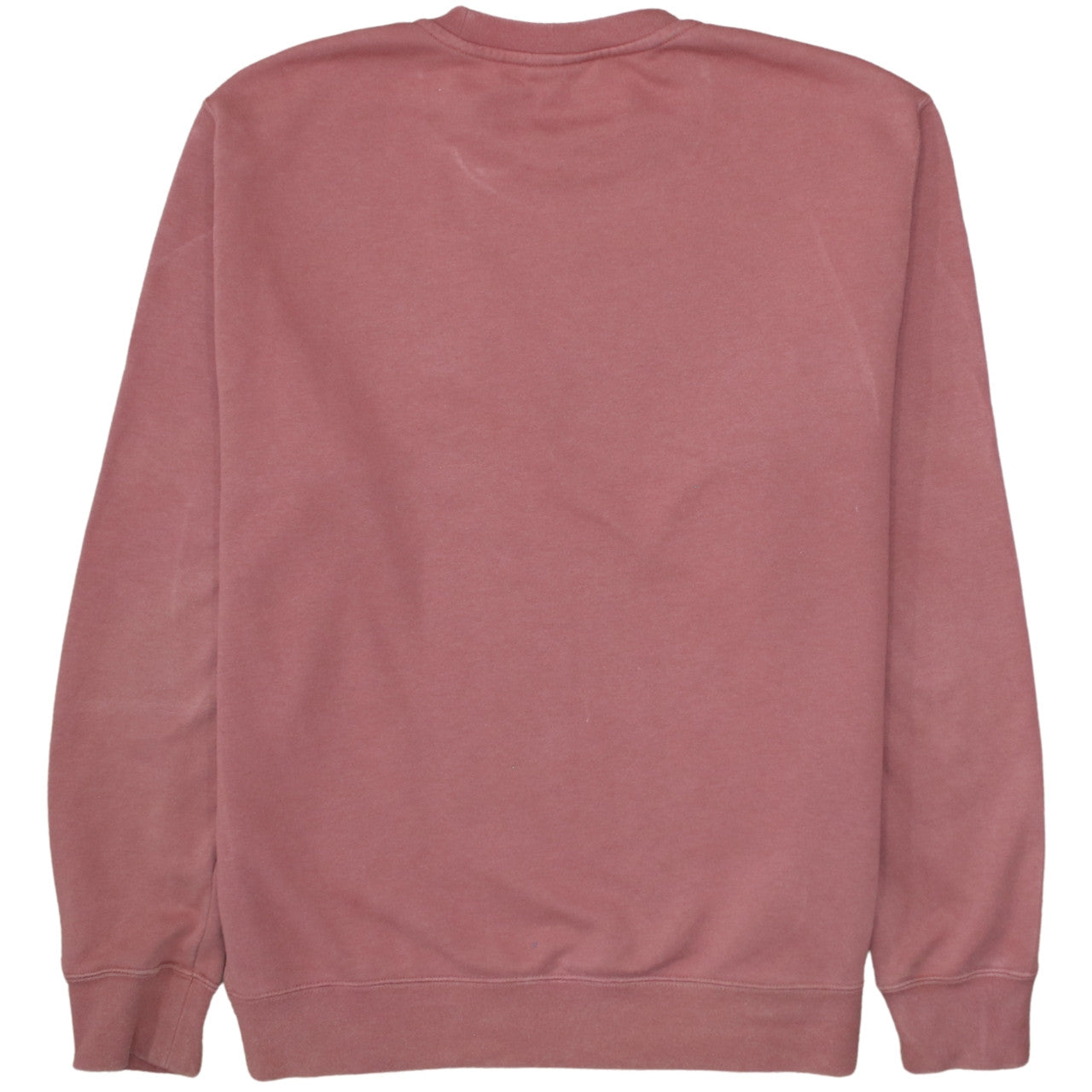 Nike Men's Pink Crew Neck Pullover Sweatshirt L Embroidered Logo