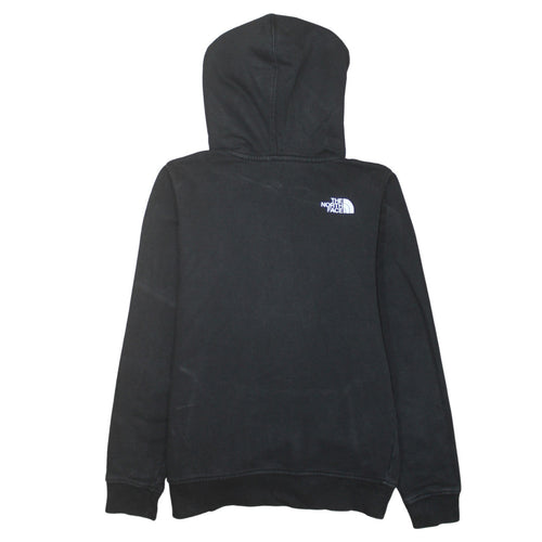 The North Face Boys Black XL Pullover Hoodie Graphic Print Cotton