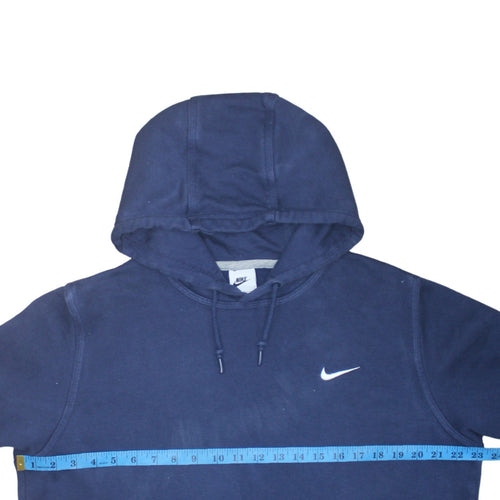 Nike Men's Blue Pullover Hoodie L Regular Fit Sports Fleece