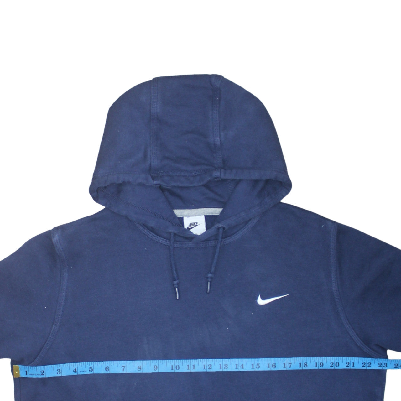 Nike Men's Blue Pullover Hoodie L Regular Fit Sports Fleece