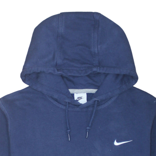 Nike Men's Blue Pullover Hoodie L Regular Fit Sports Fleece
