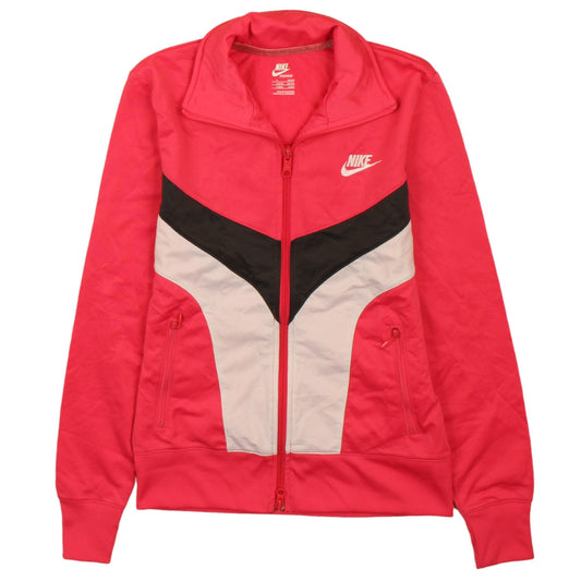 Nike Women’s Pink Full Zip Sweatshirt Jacket Size 8/10 Colourblock