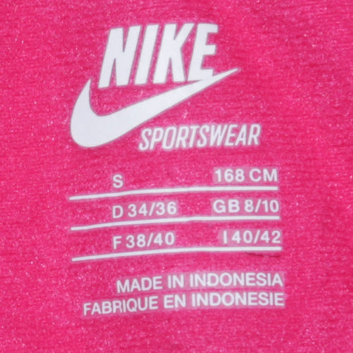 Nike Women’s Pink Full Zip Sweatshirt Jacket Size 8/10 Colourblock