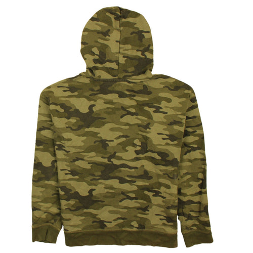 GAP Boys Green Camouflage Pullover Hoodie Size 14-16 Years