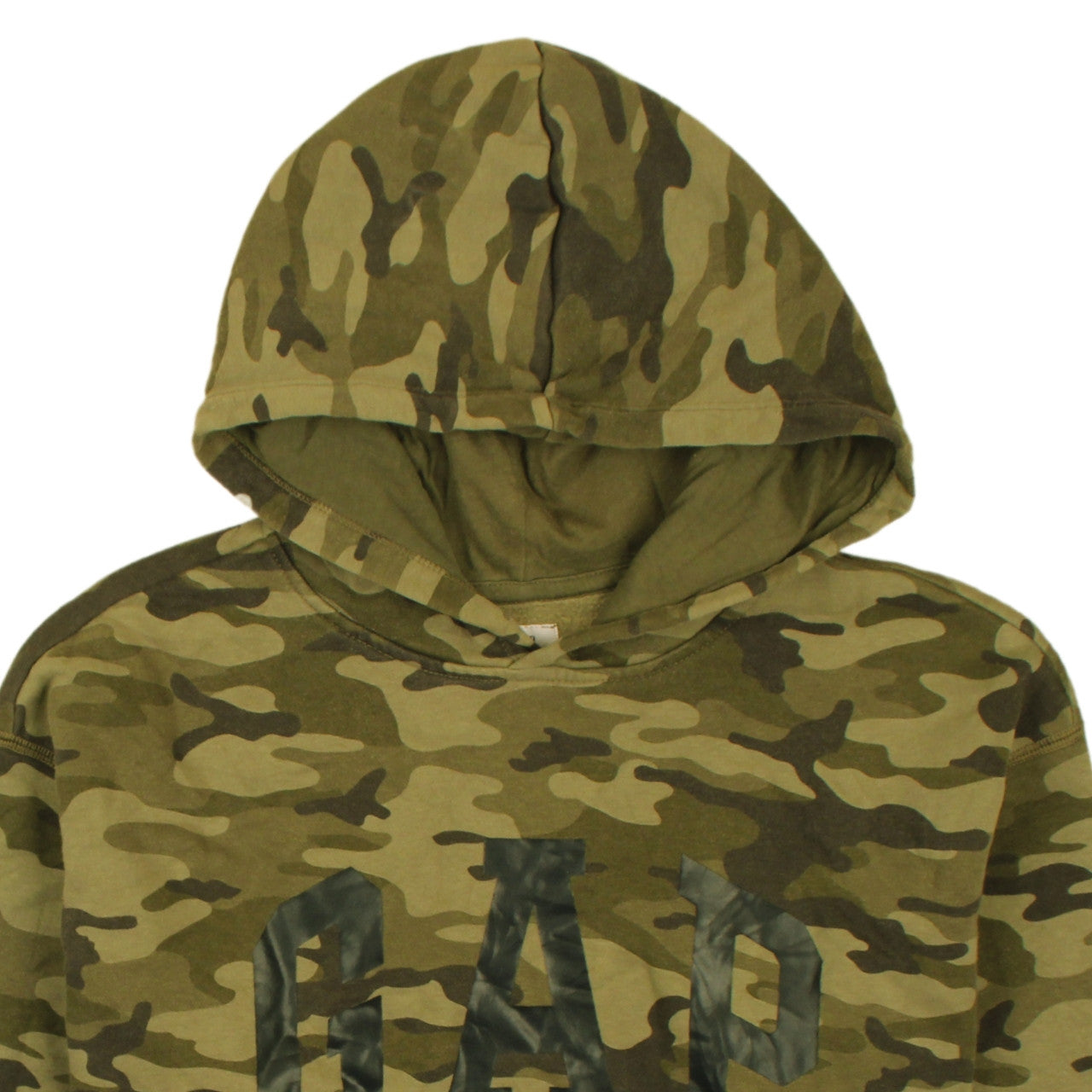 GAP Boys Green Camouflage Pullover Hoodie Size 14-16 Years