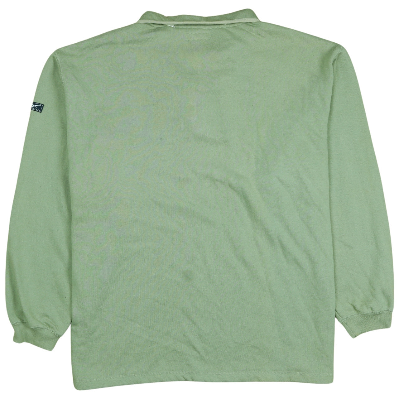 Reebok Men's Green L 1/4 Zip Fleece Pullover Sweatshirt