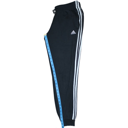 Adidas Womens Black 12-14 Jogger Sweatpants with Stripes