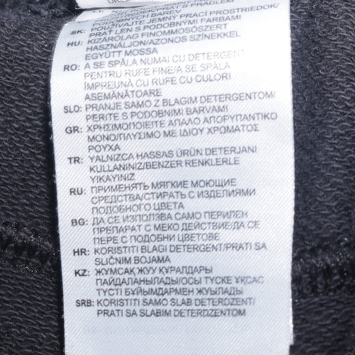 Adidas Womens Black 12-14 Jogger Sweatpants with Stripes