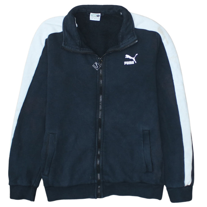 Puma Boys Black Full Zip Fleece Sweatshirt 11-12 Years Track Top