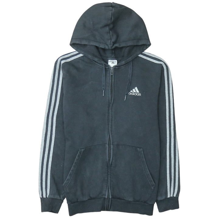 Adidas Men's Black Full Zip Hoodie Size M Sports Fleece