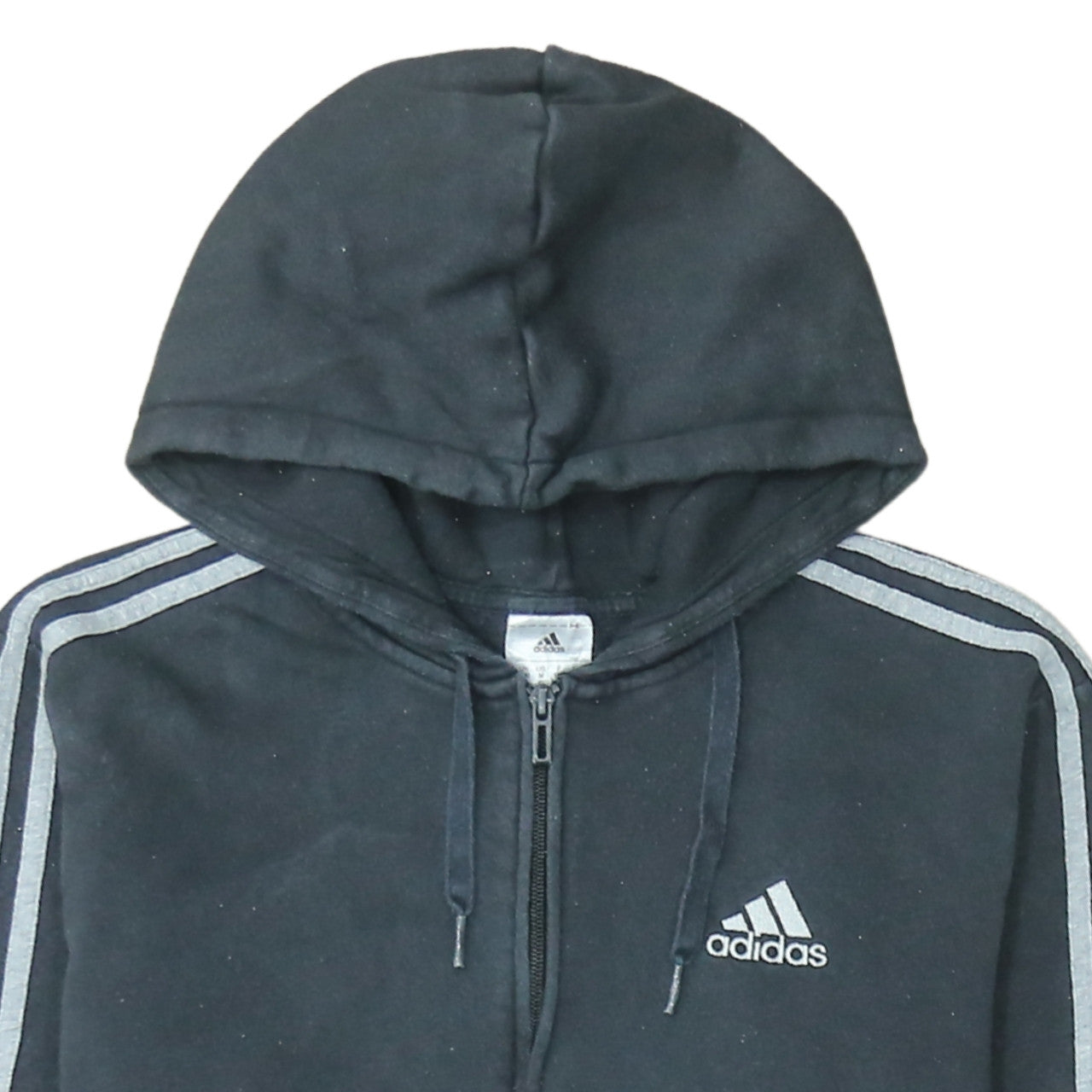 Adidas Men's Black Full Zip Hoodie Size M Sports Fleece