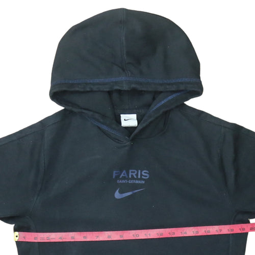 Nike Paris Saint-Germain Men's Black Pullover Hoodie Size S