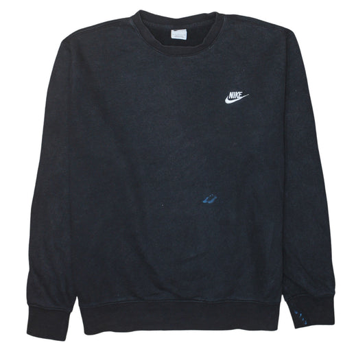 Nike Men Black Crew Neck Pullover Sweatshirt L
