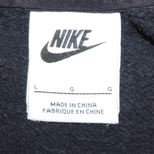 Nike Men Black Crew Neck Pullover Sweatshirt L