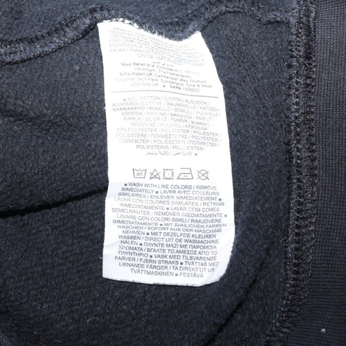 Adidas Womens Black Pullover Hoodie Size M 12-14 Cotton Blend