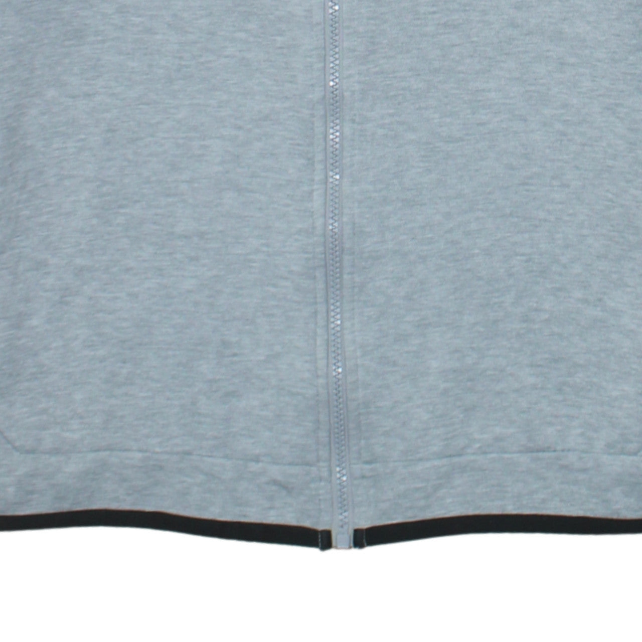 Nike Boys Grey XL Full Zip Hoodie with Logo and Pockets