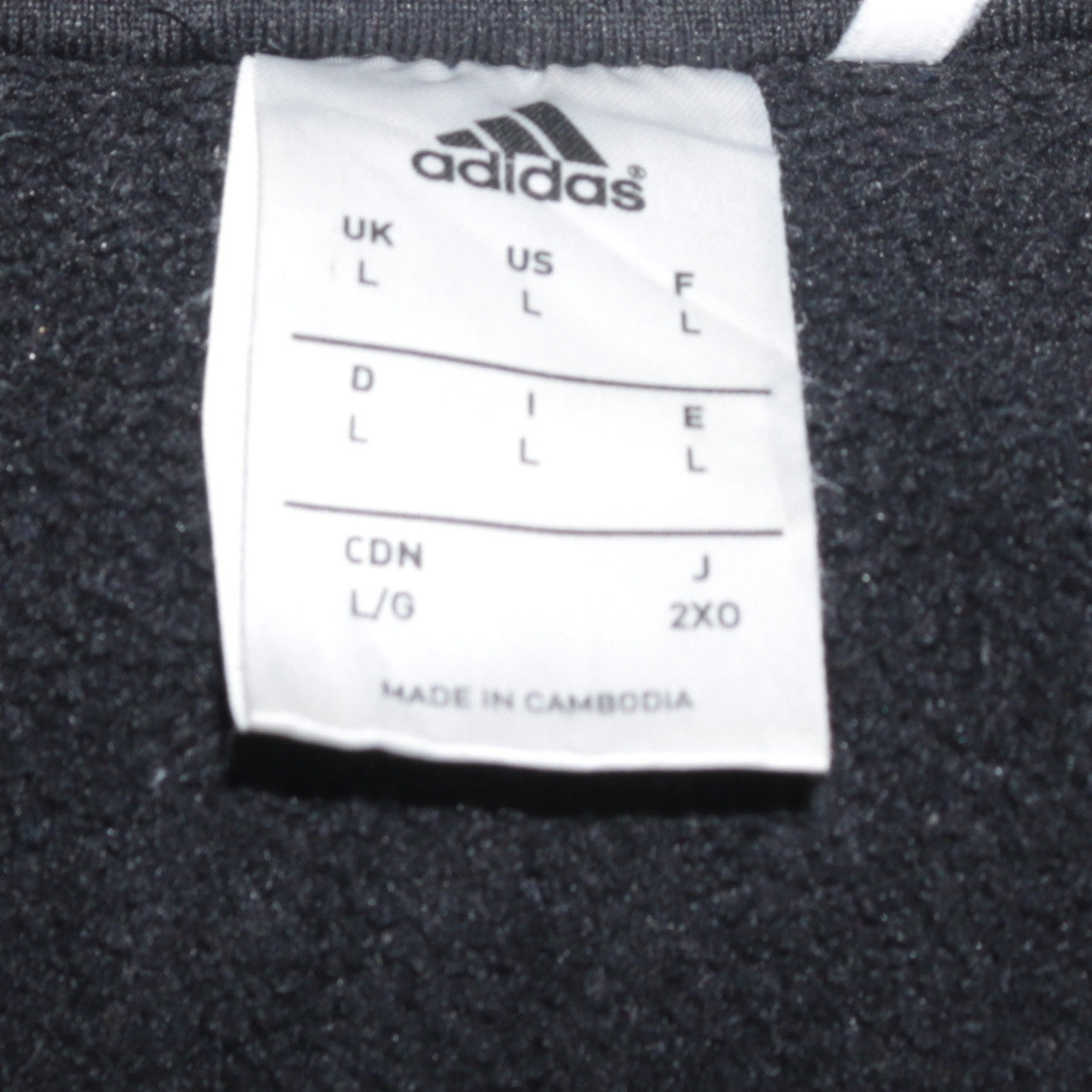 Adidas Men’s Black 1/4 Zip Aberdeen FC Sweatshirt Size L