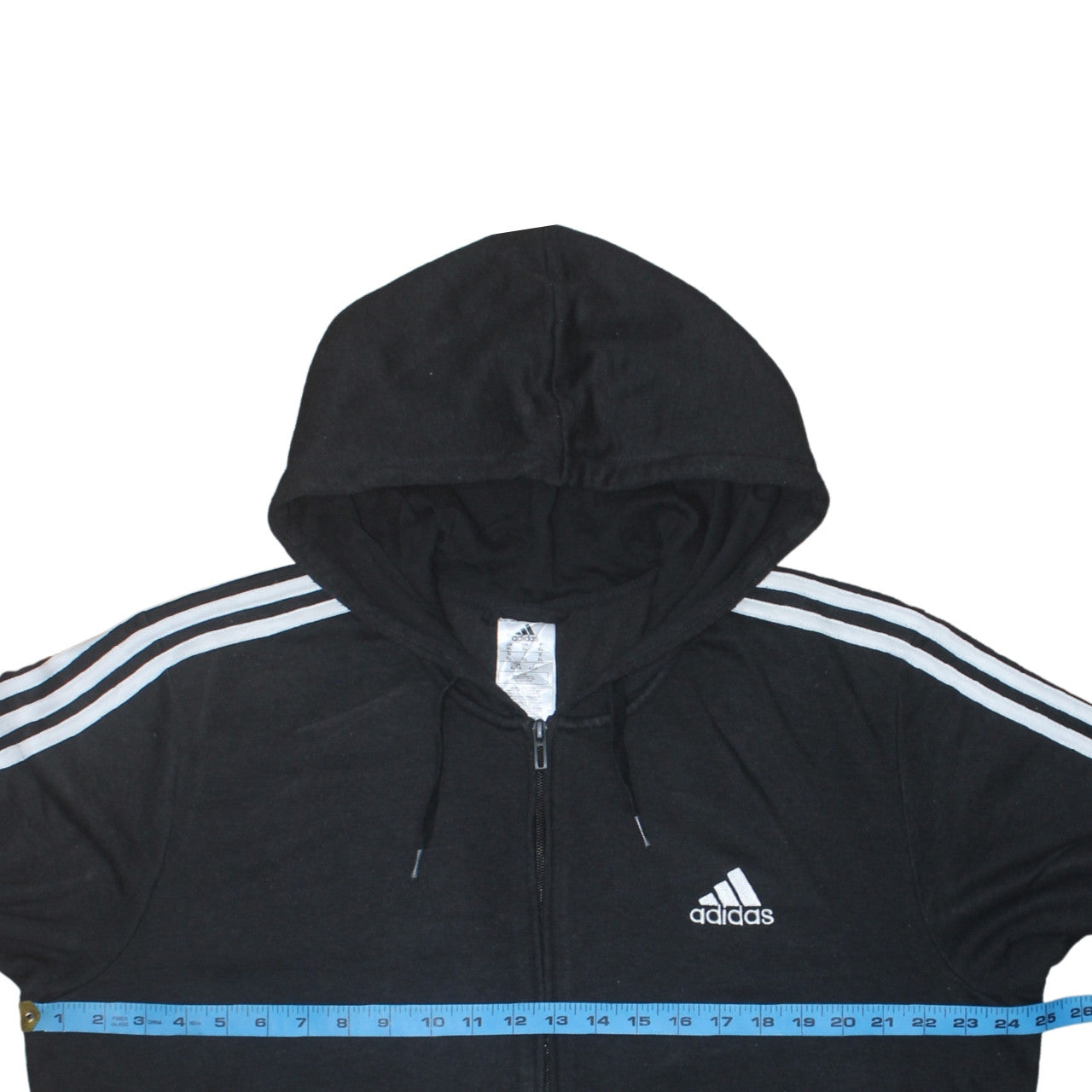 Adidas Men's Black XL Full Zip Hoodie Sportswear Jacket