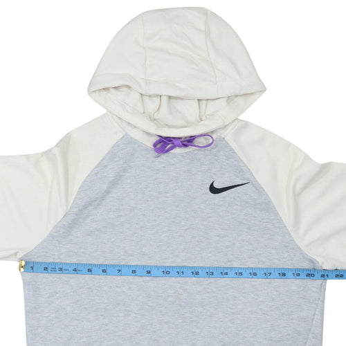 Nike Men's Grey Dri-FIT Pullover Hoodie M Regular Fit Sportswear