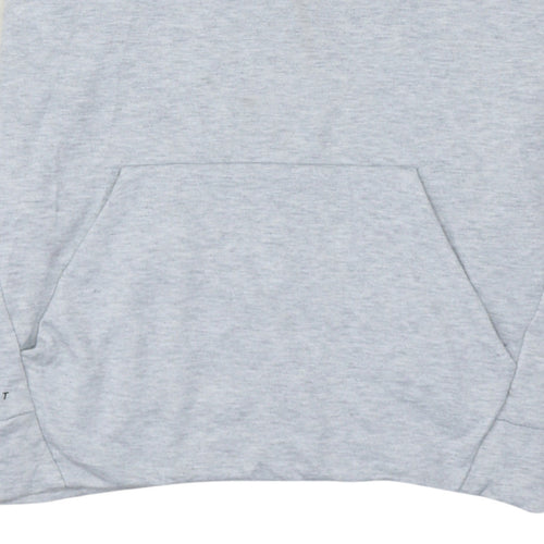 Nike Men's Grey Dri-FIT Pullover Hoodie M Regular Fit Sportswear