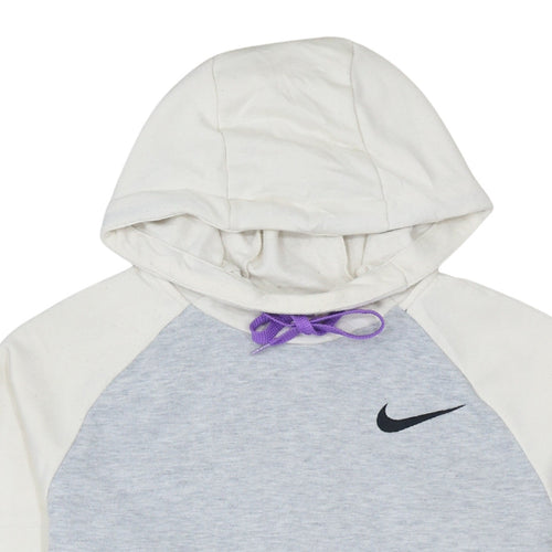 Nike Men's Grey Dri-FIT Pullover Hoodie M Regular Fit Sportswear