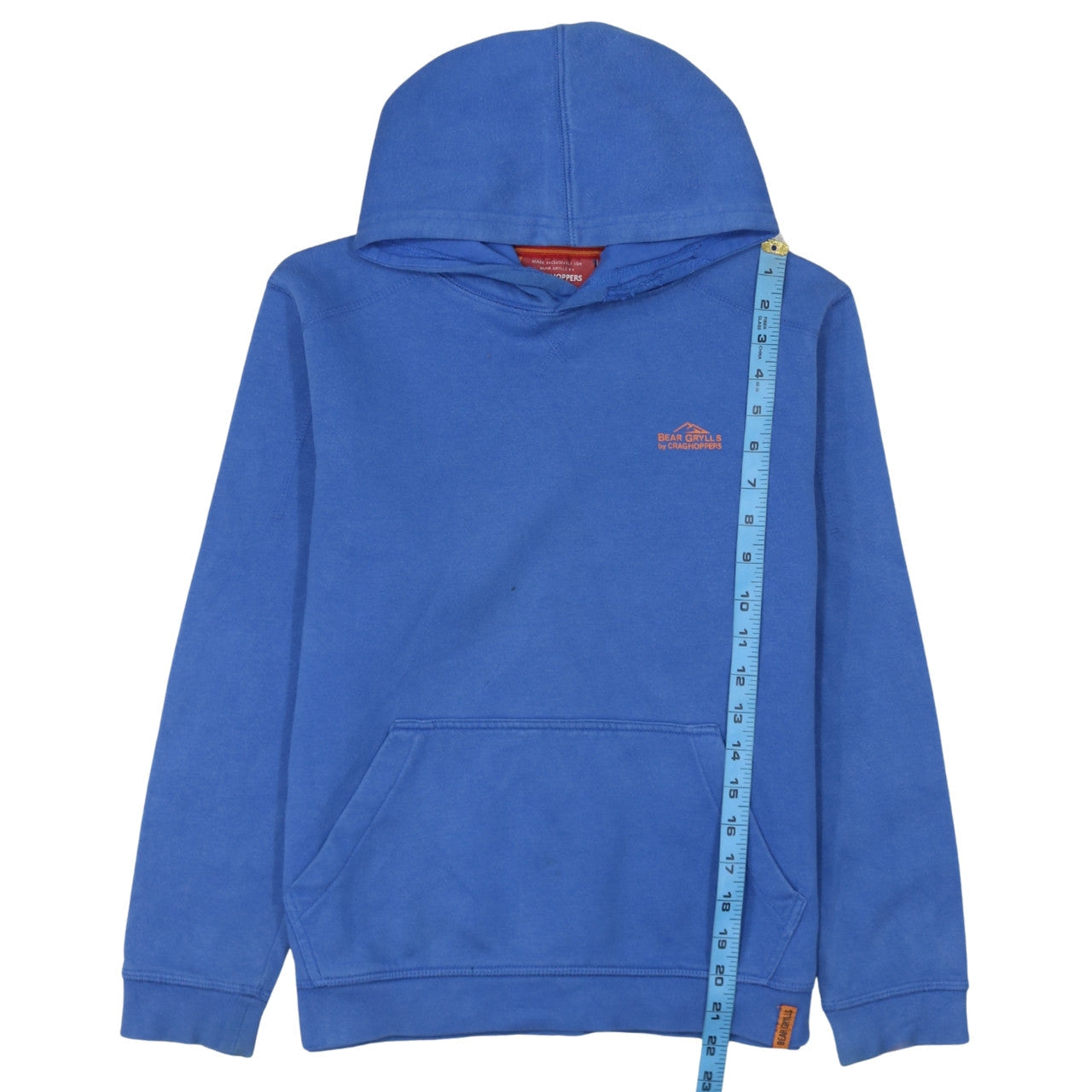 Craghoppers Bear Grylls Boys Blue Pullover Hoodie Age 11-12 Years