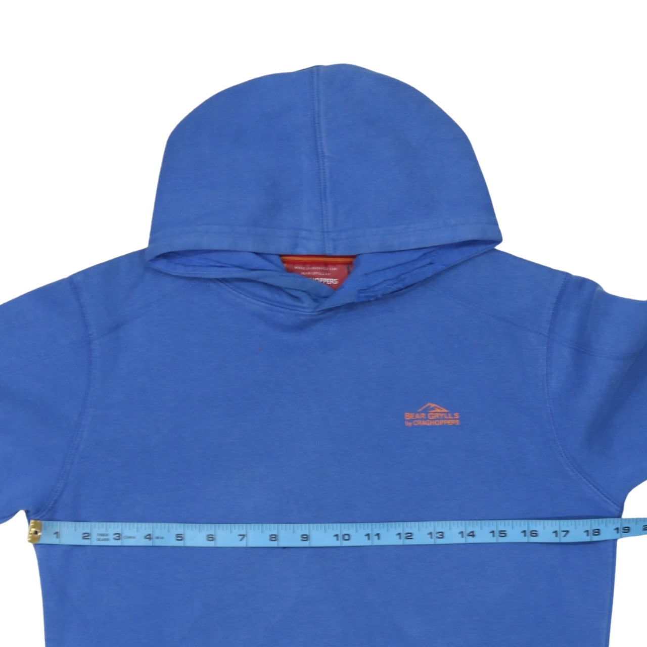 Craghoppers Bear Grylls Boys Blue Pullover Hoodie Age 11-12 Years