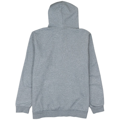 Puma Men's Grey Pullover Hoodie L Graphic Logo Fleece Sweatshirt