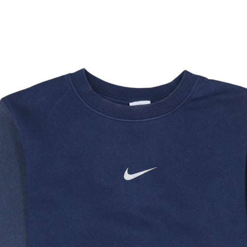 Nike Men Blue XS Crew Neck Pullover Sweatshirt