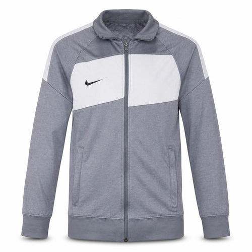 Nike Men's Grey Dri-Fit Track Jacket Size S Full Zip Polyester