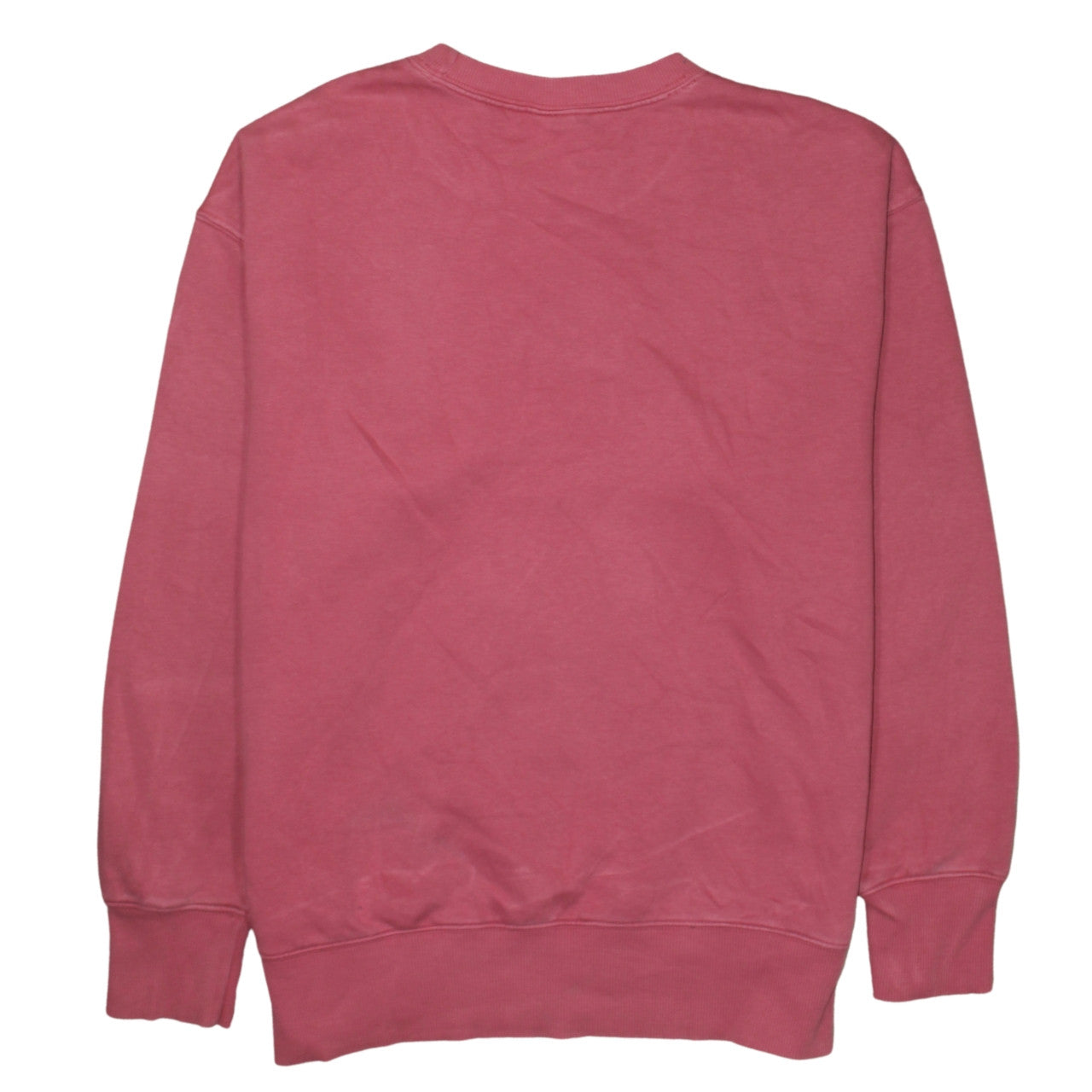 Nike Womens Pink Crew Neck Pullover Sweatshirt Small Cotton Blend