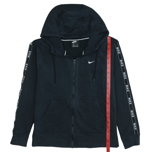 Nike Men's Black Full Zip Hoodie Small Logo Sportswear