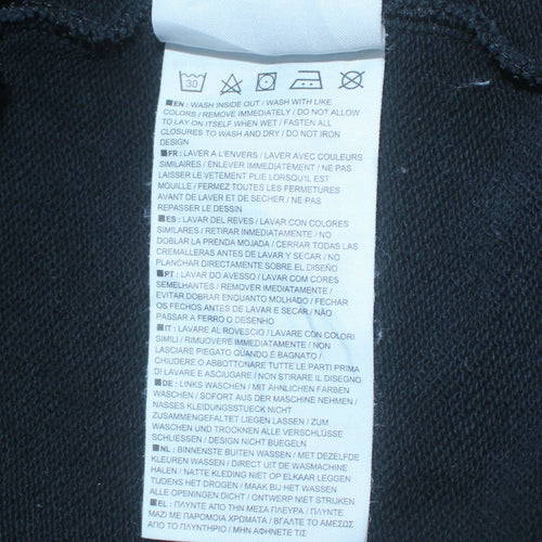Nike Men's Black Full Zip Hoodie Small Logo Sportswear