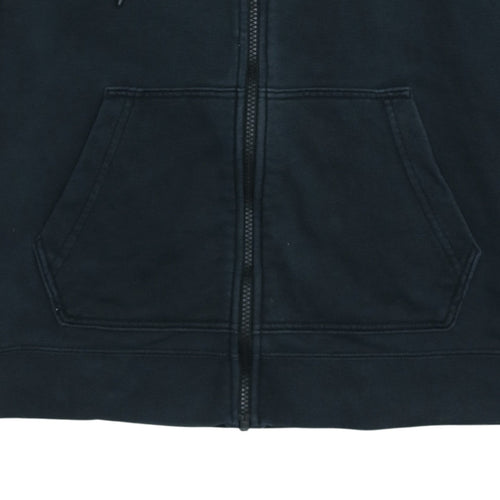Nike Men's Black Full Zip Hoodie Small Logo Sportswear
