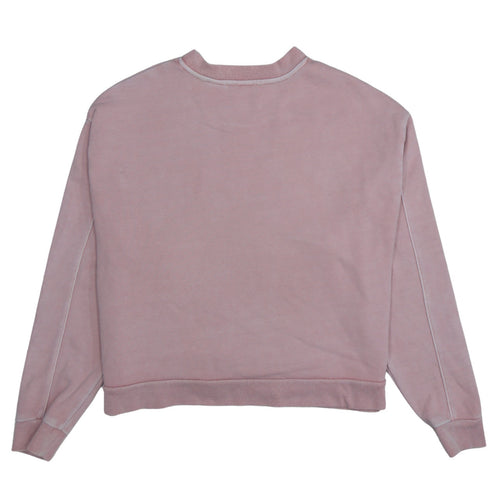 Levi's Women's Pink Crew Neck Pullover Sweatshirt Medium