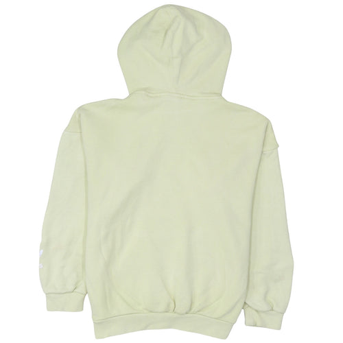 Adidas Womens Yellow Hooded Pullover Sweatshirt Size 10 Regular