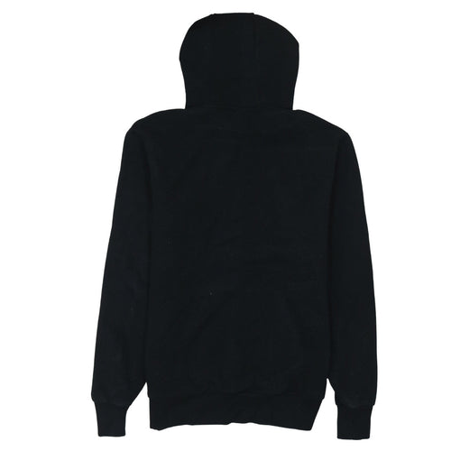 Ellesse Men's Black Pullover Hoodie S Embroidered Logo Fleece