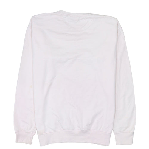 Ellesse Mens White XS Crew Neck Pullover Sweatshirt
