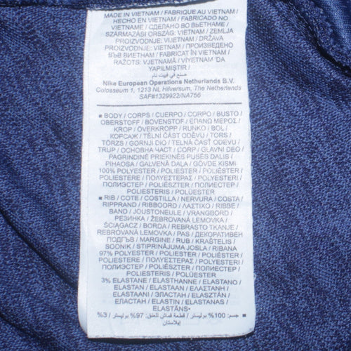 Nike Men’s Blue Dri-Fit Jogger Trousers Size L Athletic Fit