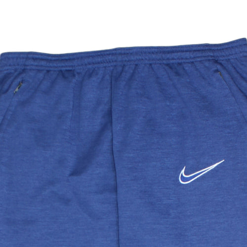 Nike Men’s Blue Dri-Fit Jogger Trousers Size L Athletic Fit