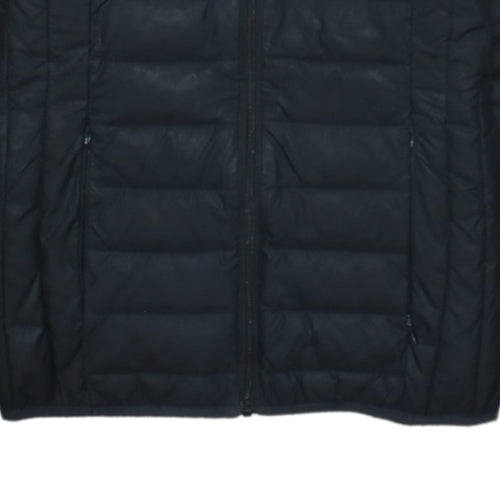 Ellesse Women's Black Hooded Puffer Jacket Size 6 Regular Fit