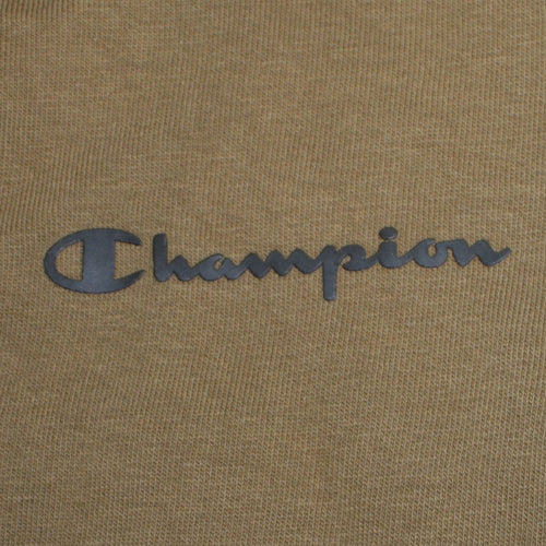 Champion Men's Green Medium Pullover Sweatshirt Crew Neck Logo