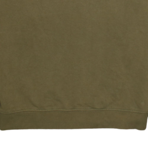 Champion Men's Green Medium Pullover Sweatshirt Crew Neck Logo